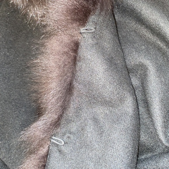 Real Fox & Cashmere / Wool cape! It’s incredible! - Picture 11 of 15